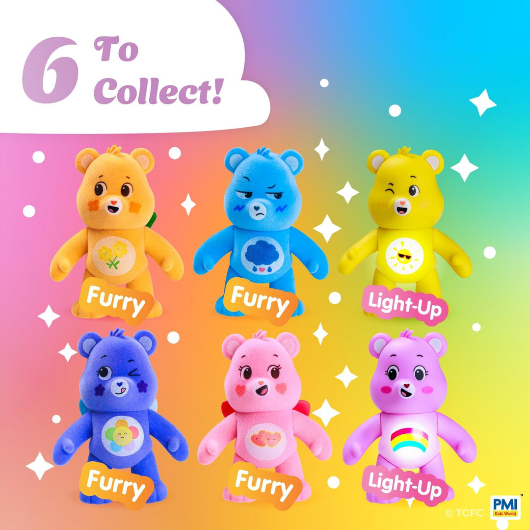 Care Bears - Figuras de acción articuladas, paquete de 2, figuras d...