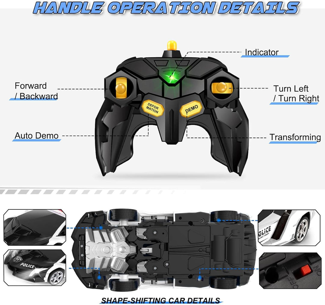 Britik Auto a control remoto transformable - Autos RC, transformaci...
