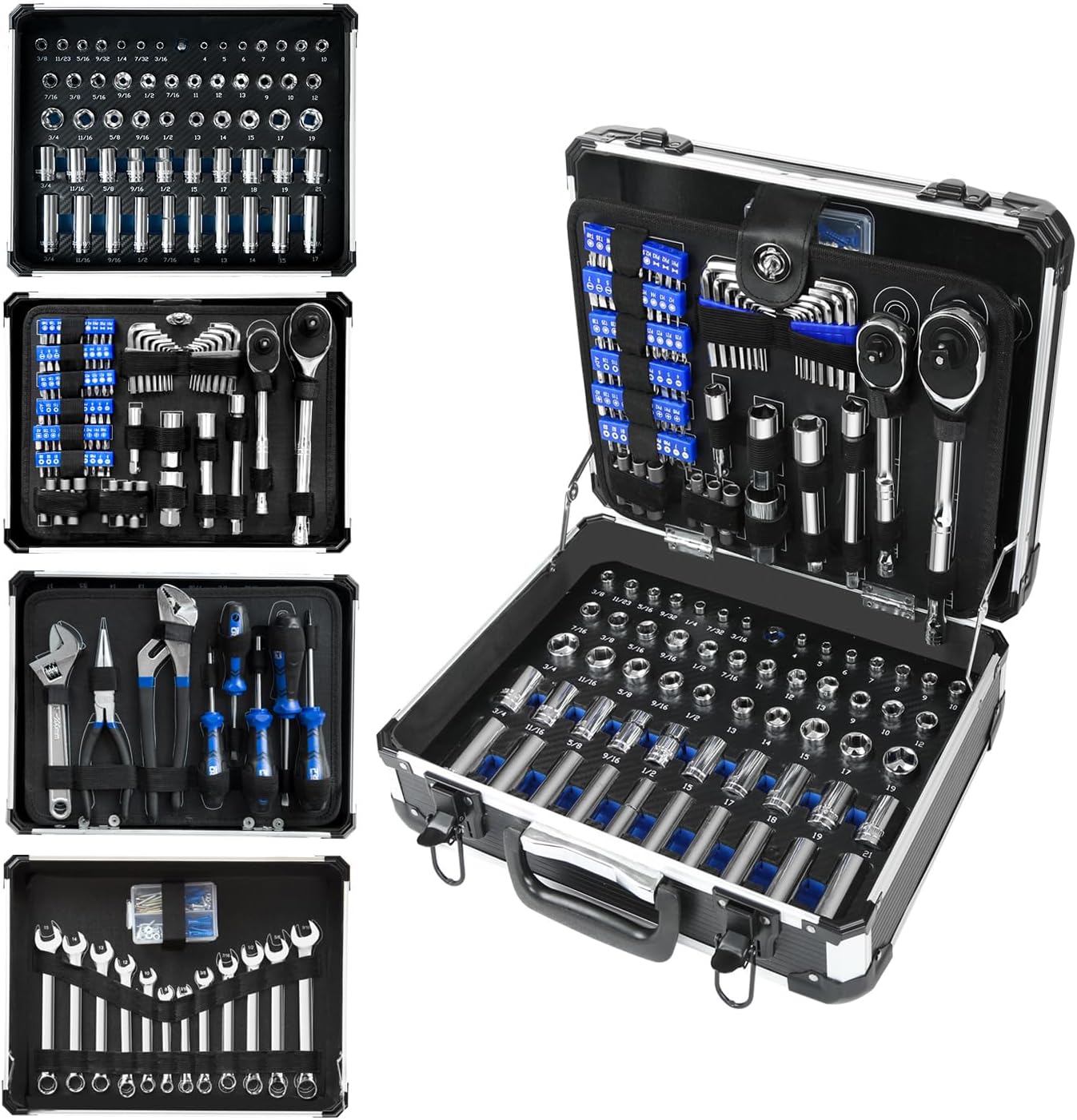 Prostormer Juego de herramientas mecánicas 240 piezas kit
