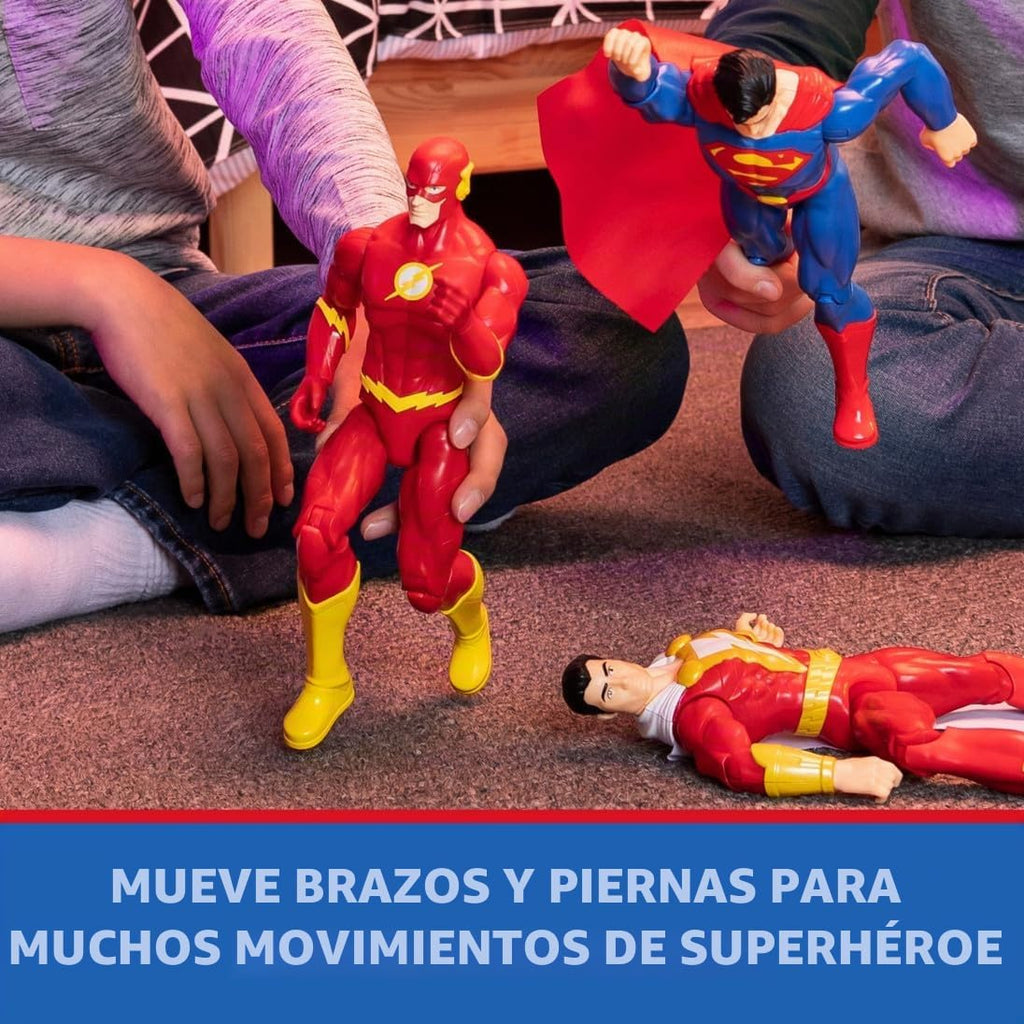 DC Comics, Figura de acción The Flash de 12 pulgadas, juguetes para niños y niñas