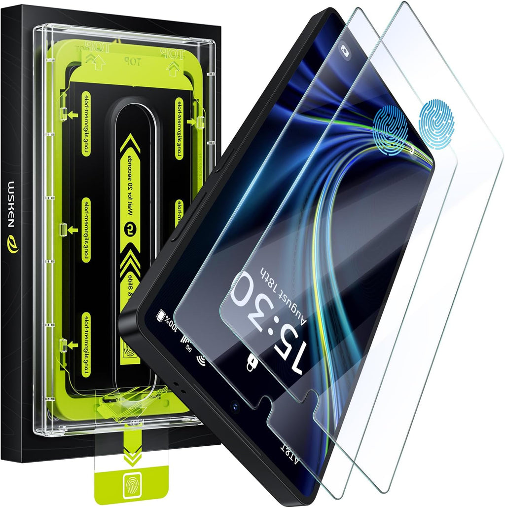 WSKEN para Samsung Galaxy S25 Ultra Protector de Pantalla - Amigable con la funda