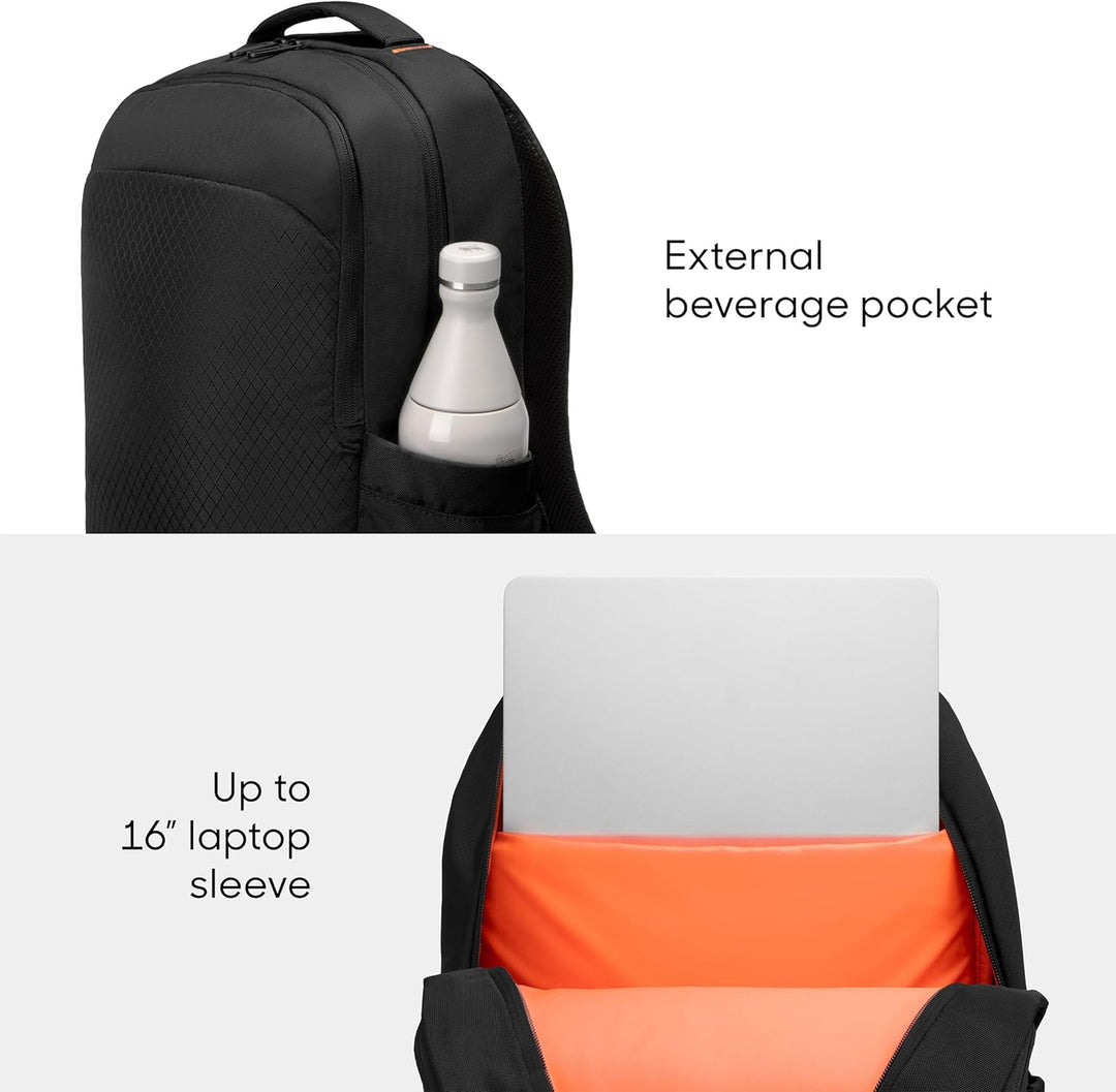 Sharper Image Mochila para laptop, 23L resistente y resistente al a...