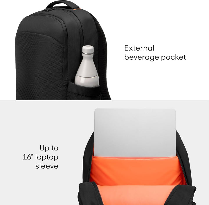 Sharper Image Mochila para laptop, 23L resistente y resistente al a...