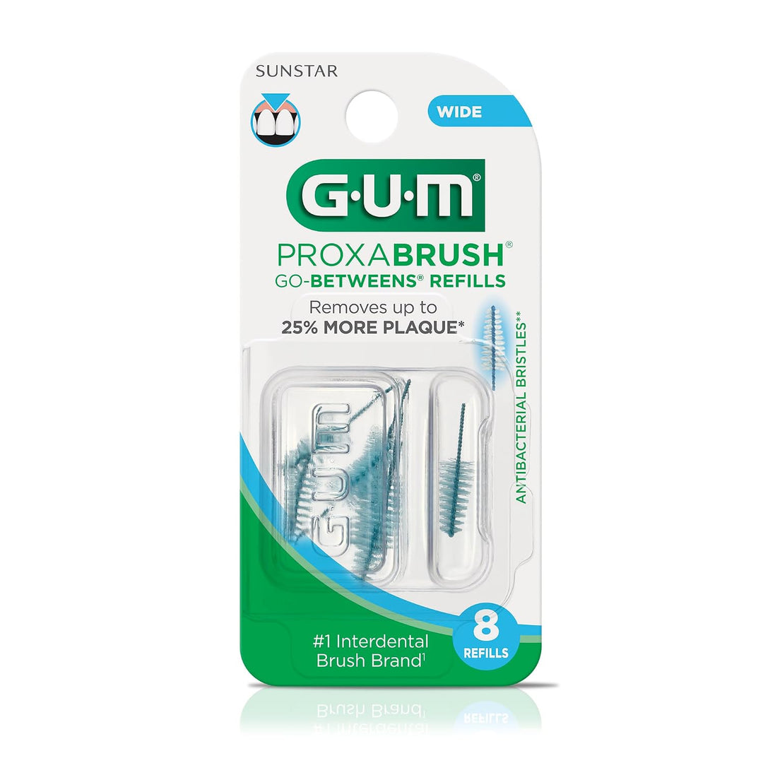 GUM Proxabrush Go-Betweens - Recambios anchos - Compatible con mang...