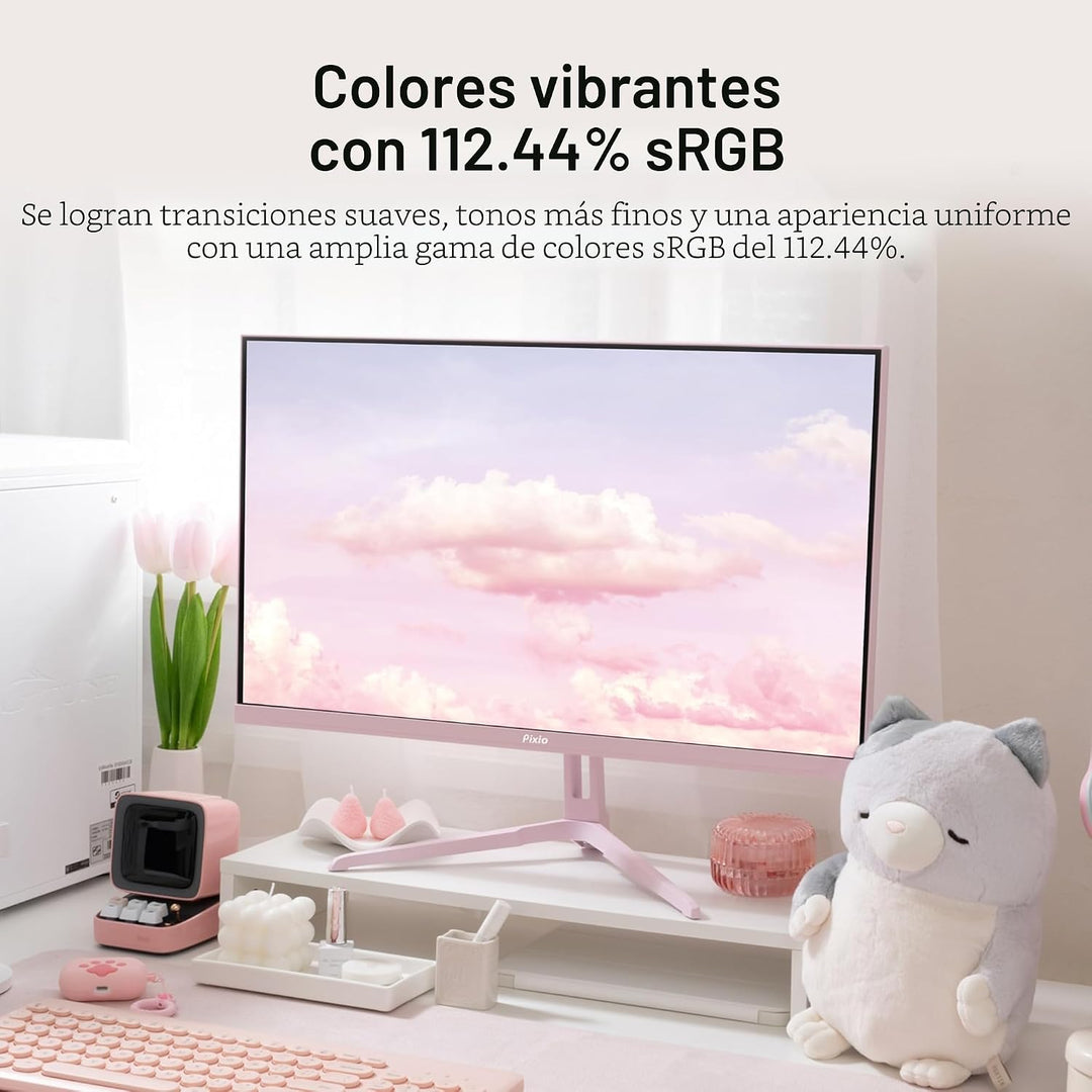 Pixio PX248 Wave Pink 24 pulgadas 200Hz Frecuencia de actualización...