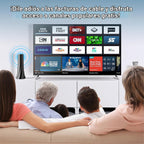 Antena de TV mejorada 2026 para Smart TV, antena digital para canales locales, antena de TV de rango de más de 3200 millas para interiores con señal de 360° más fuerte