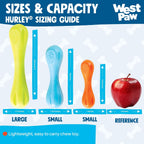 Juguete de hueso de perro, masticable West Paw Diseño Zogoflex Hurley, duro , L, Agua (Aqua)