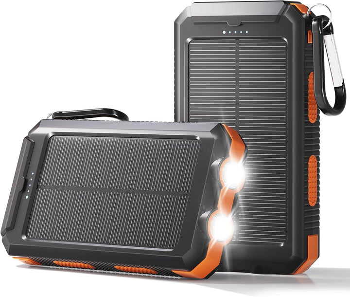 Banco de energía solar 38800mAh cargador portátil para teléfono con...