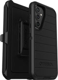 Funda OtterBox Defender Series para Samsung Galaxy S23 FE (Solamente) - Clip de Cinturón Incluido - Protección Antimicrobiana - Embalaje No Minorista - Negro