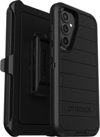 Funda OtterBox Defender Series para Samsung Galaxy S23 FE (Solamente) - Clip de Cinturón Incluido - Protección Antimicrobiana - Embalaje No Minorista - Negro