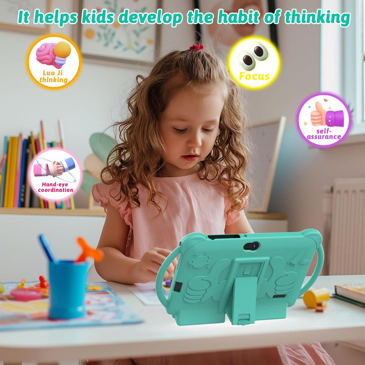 Tablet para niños de 7 pulgadas para niños y niñas, tabletas Androi...