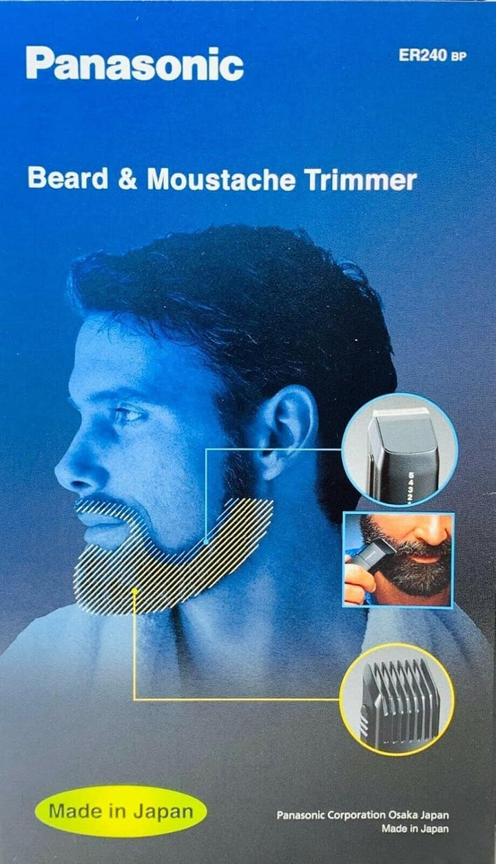 Recortadora de barba y bigote Panasonic ER240B para hombres