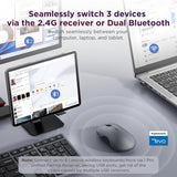 Lenovo Ratón inalámbrico multidispositivo 700, conexión Bluetooth o...