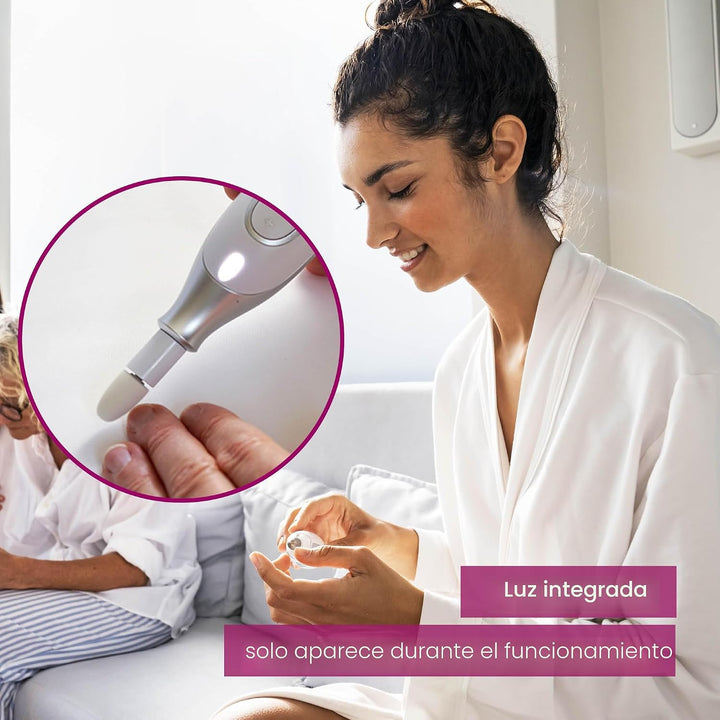 Beurer MP42 - Taladro de uñas, kit de uñas 7 en 1 con brocas de tal...