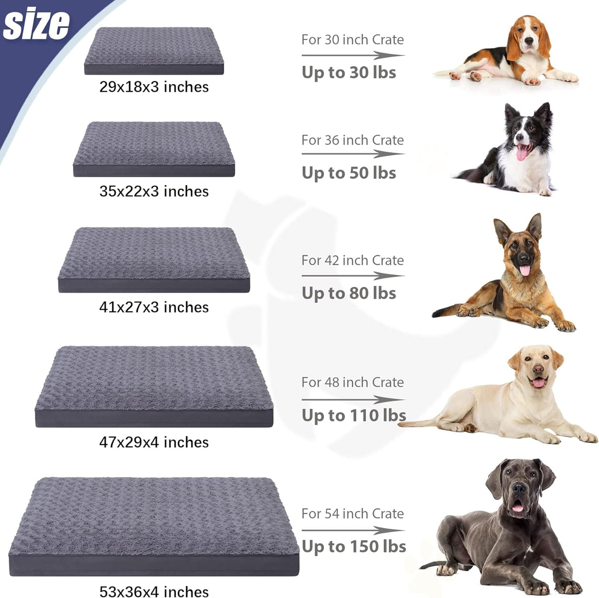 Cama de jaula para perros impermeable, camas para perros medianos, terciopelo rosa, suave, esponjosa, lavable, cama para perros con funda extraíble y parte inferior antideslizante, 35 x 22 pulgadas