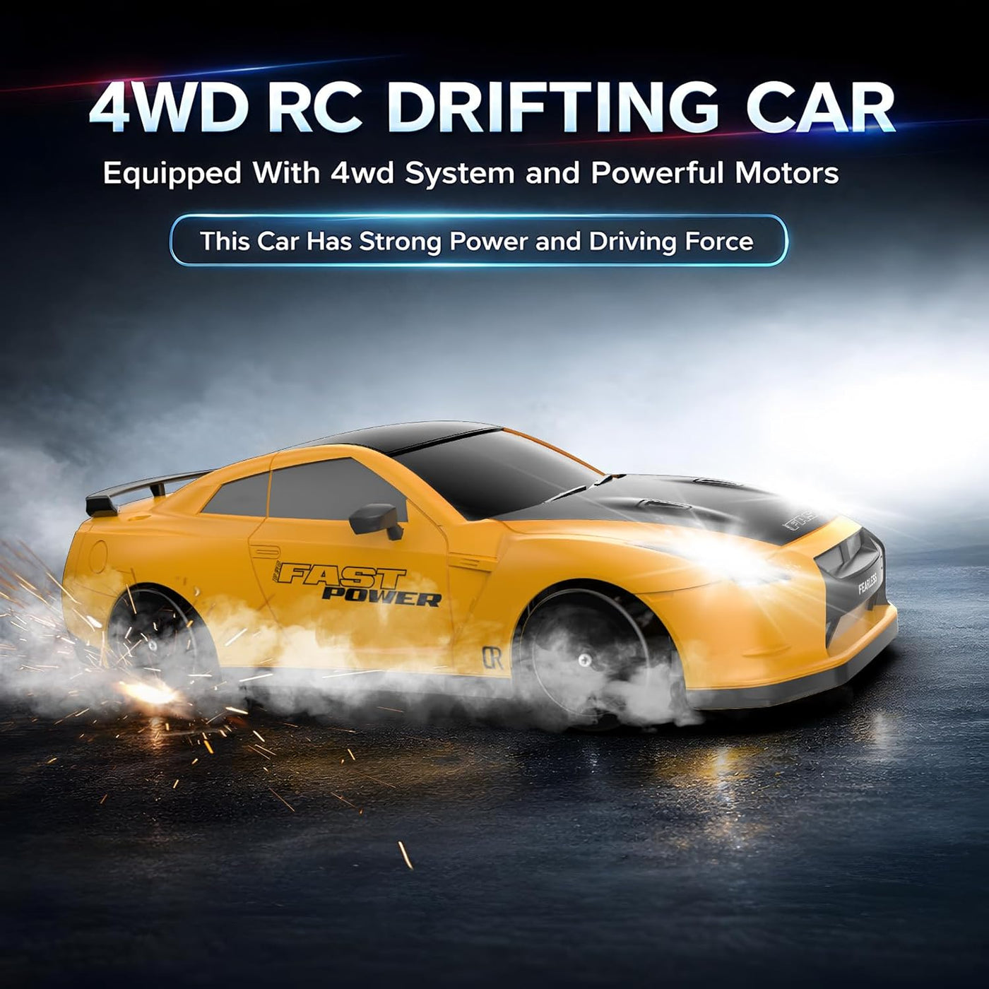 Auto de control remoto RC Drift Car 2.4GHz escala 1:24 4WD 20KM\/H...