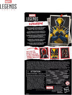Serie de leyendas de Marvel: Figura de acción coleccionable de 6 pulgadas de Wolverine, Moderno