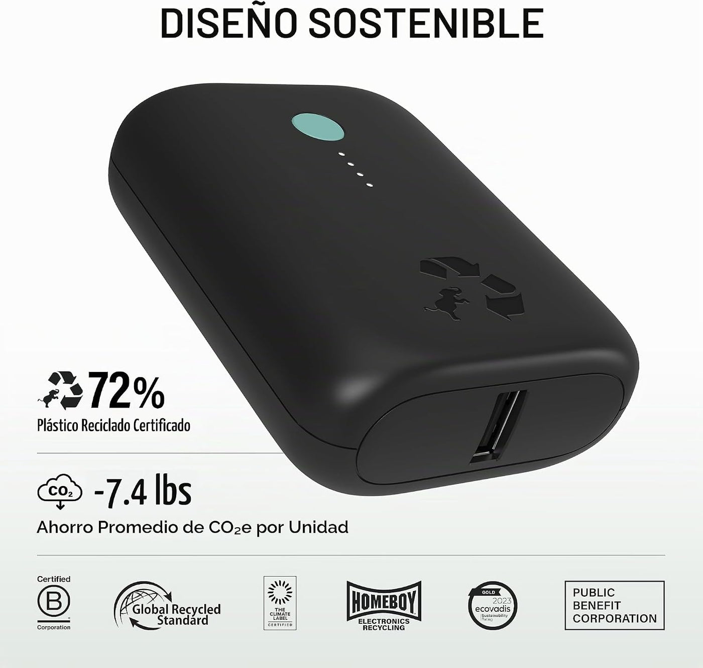 Nimble Champ Lite - Banco de energía de carga rápida de 5200 mAh, 1...