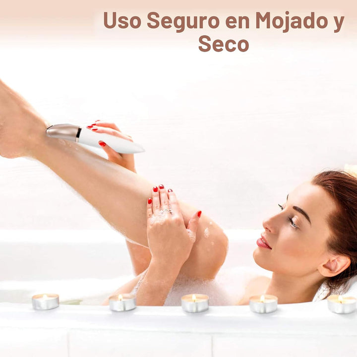 Maquinilla de afeitar eléctrica para mujer \u2013 Sin dolor 2 en 1...