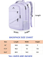 MATEIN - Mochila extra grande para portátil para mujeres, 50 L, de...