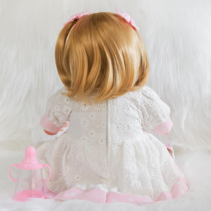 ENADOLL Muñeca realista de bebé recién nacida, muñecas de bebé reci...