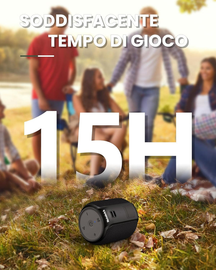 NOTABRICK Altavoces Bluetooth, altavoces portátiles de 15 W Bluetoo...