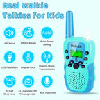 Vvinca Walkie Talkies para Niños Recargables Paquete de 4, Walkie T...
