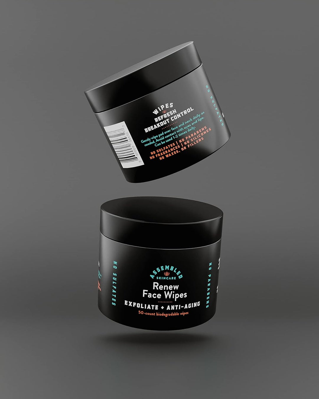 Toallitas faciales Renew, 50 unidades (paquete de 1). Toallitas fac...