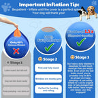 Happypaw 3.0 2026 - Pelota de pastor para perros de 25 pulgadas, resistencia mejorada a la masticación y material resistente, equipo de agilidad de juguete para perros para pastores australianos