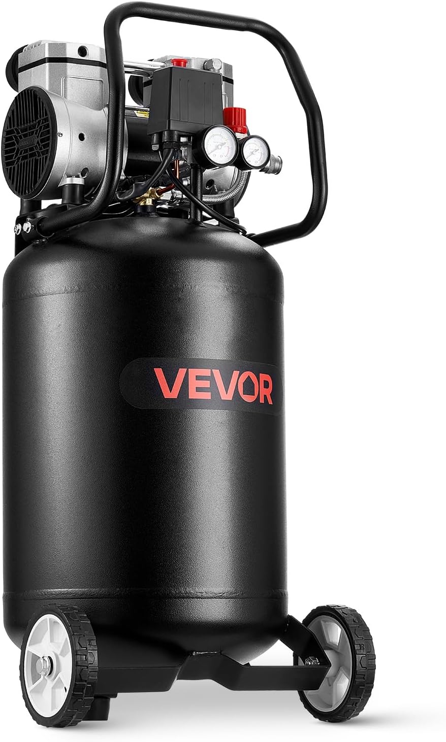VEVOR Compresor de aire de 10 galones, 2HP 4.8 SCFM a 90PSI, tanque...