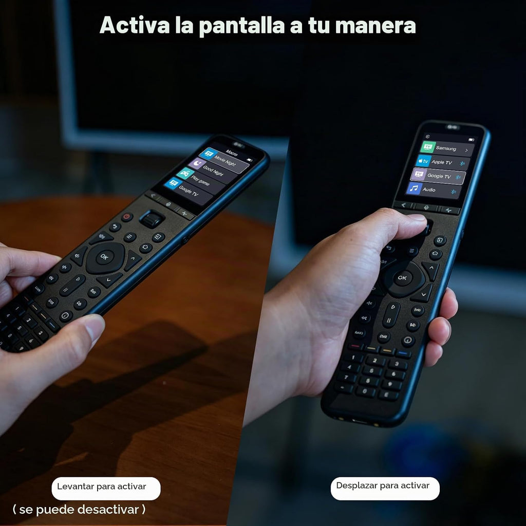 SofaBaton Control remoto universal U3, rueda de desplazamiento, mouse de aire, multipunto Bluetooth, control remoto inteligente todo en uno con botón de personalización, funciona con dispositivos IR