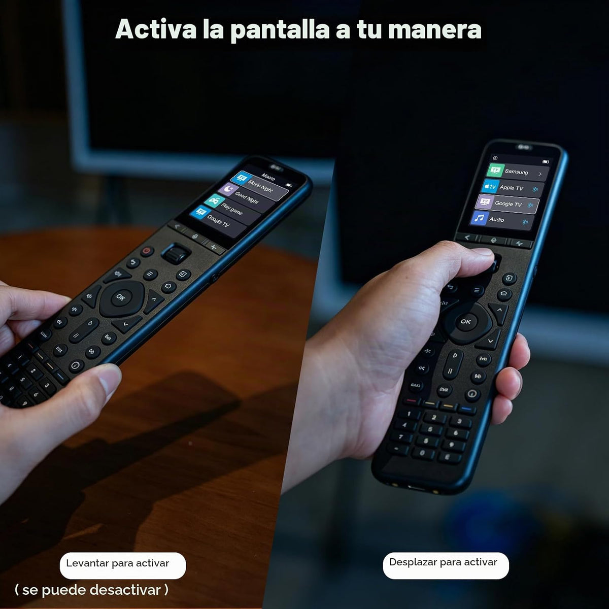 SofaBaton Control remoto universal U3, rueda de desplazamiento, mouse de aire, multipunto Bluetooth, control remoto inteligente todo en uno con botón de personalización, funciona con dispositivos IR