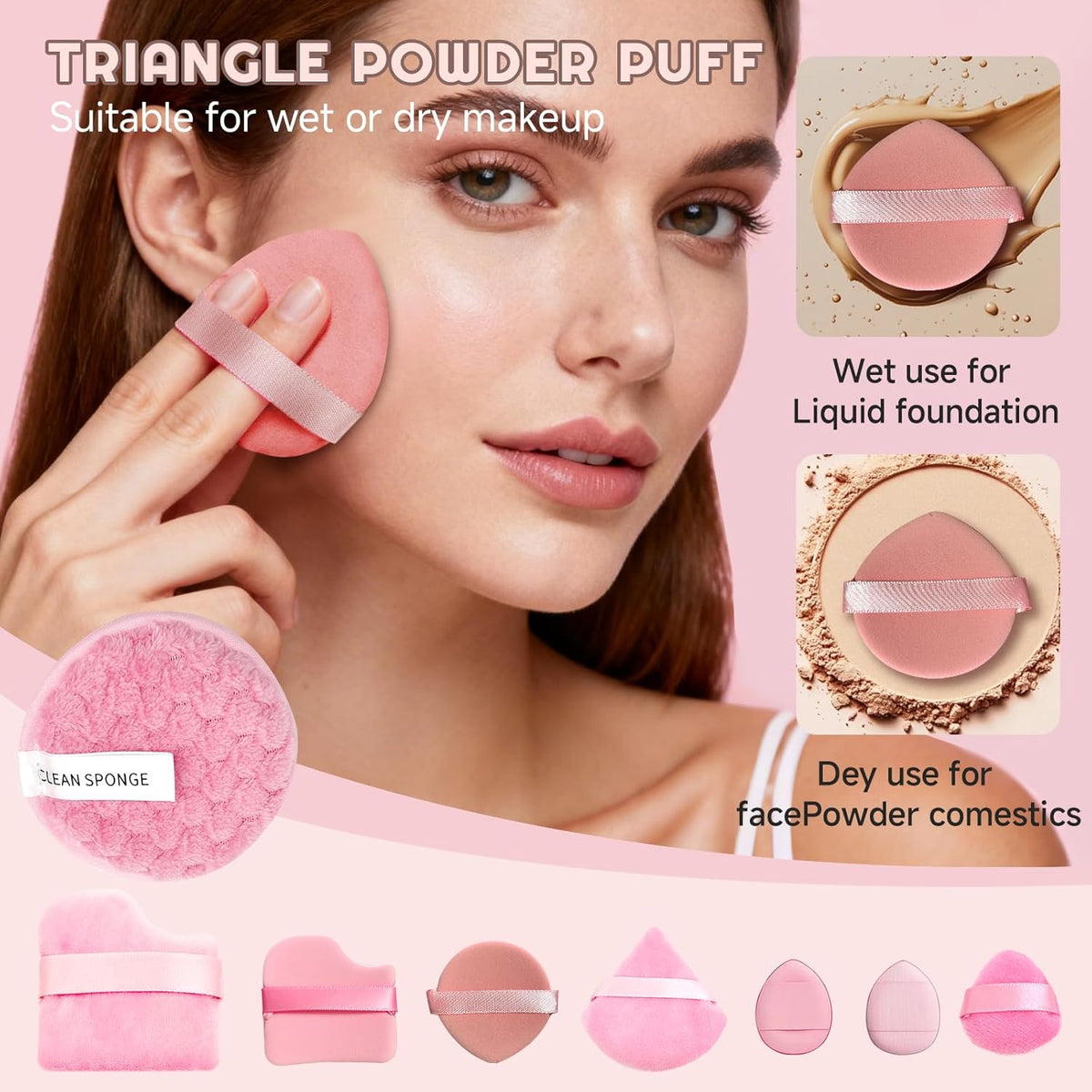 CLRDZN Juego de 70 brochas de maquillaje, juego de brochas de maqui...