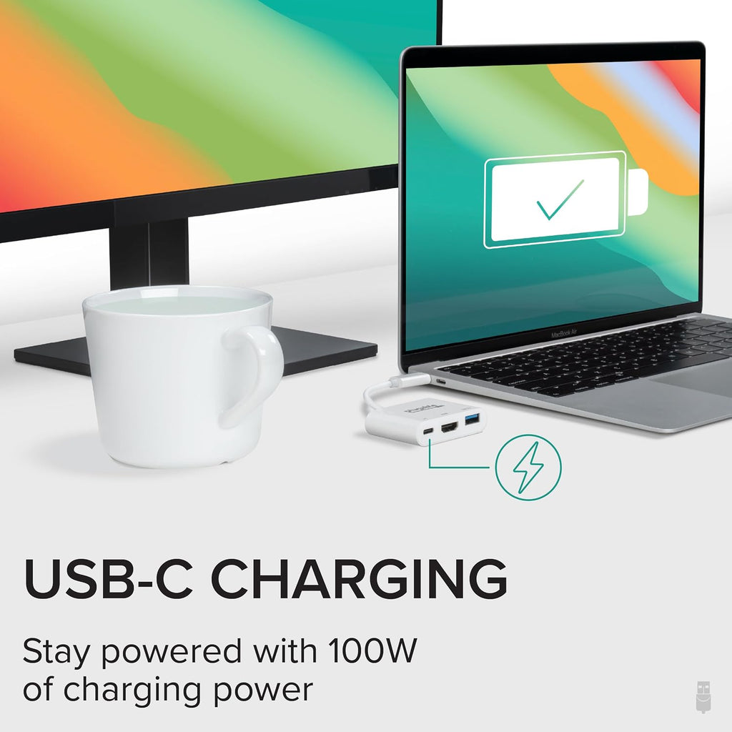 Plugable, USBC-MD103, hub USB 2.0, alimentado