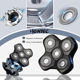 HONTEC Revolucionaria actualización calva 4 en 1 afeitadoras eléctr...