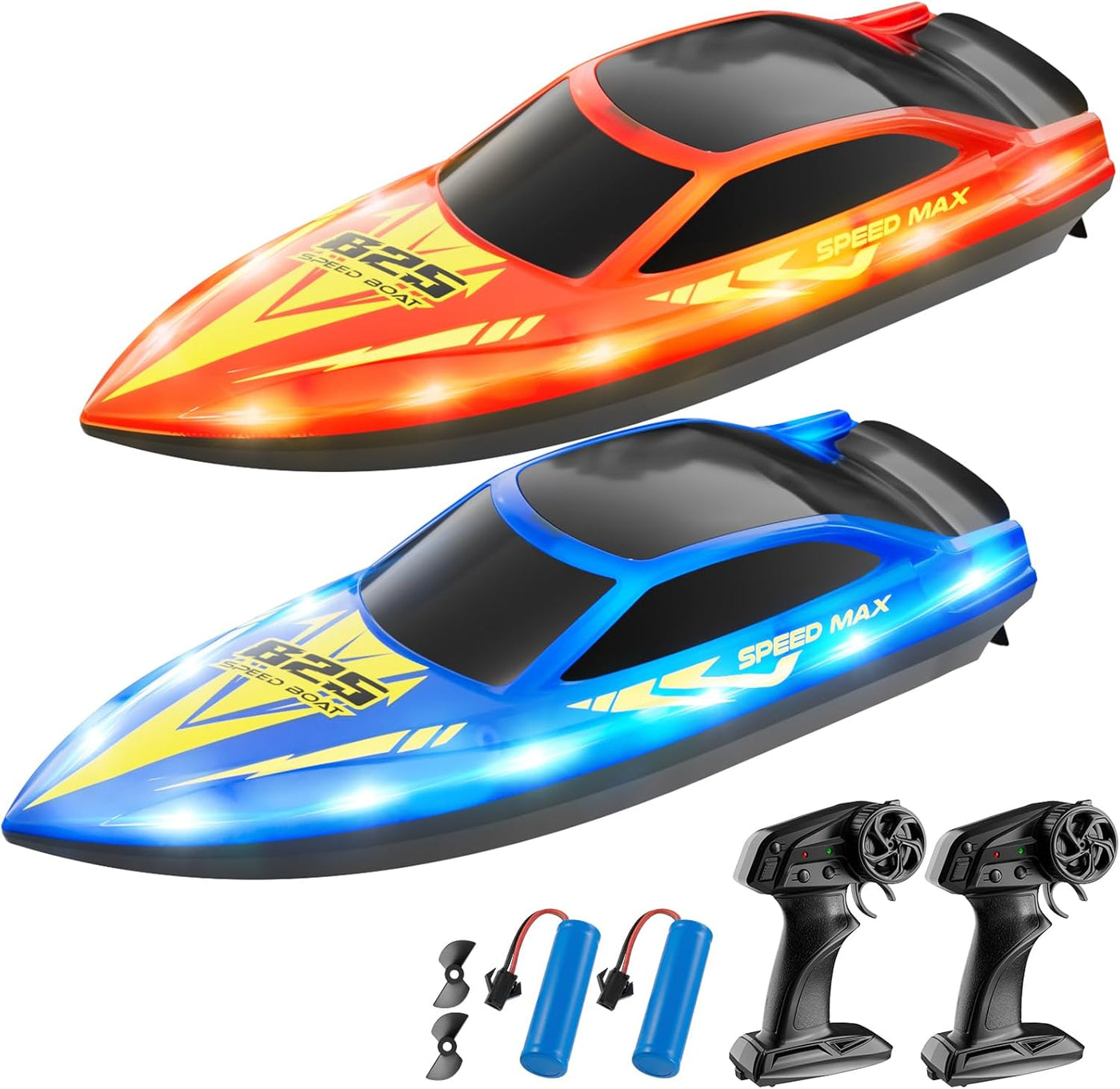 CAPTAER Barco a control remoto para niños, barco RC para piscina, l...