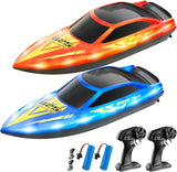 CAPTAER Barco a control remoto para niños, barco RC para piscina, l...