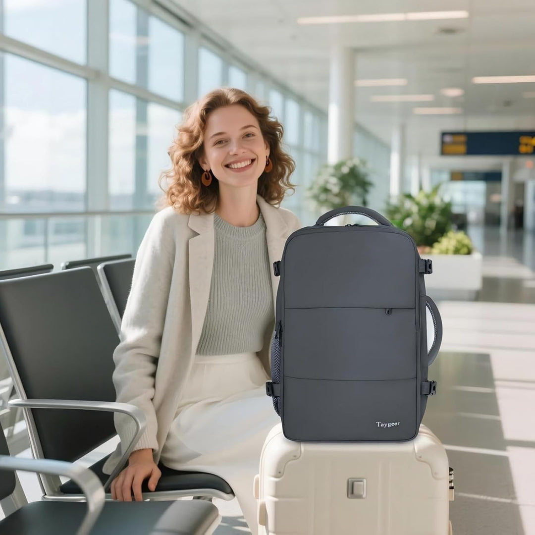 Taygeer Mochila para artículos personales para mujer, mochila de vi...