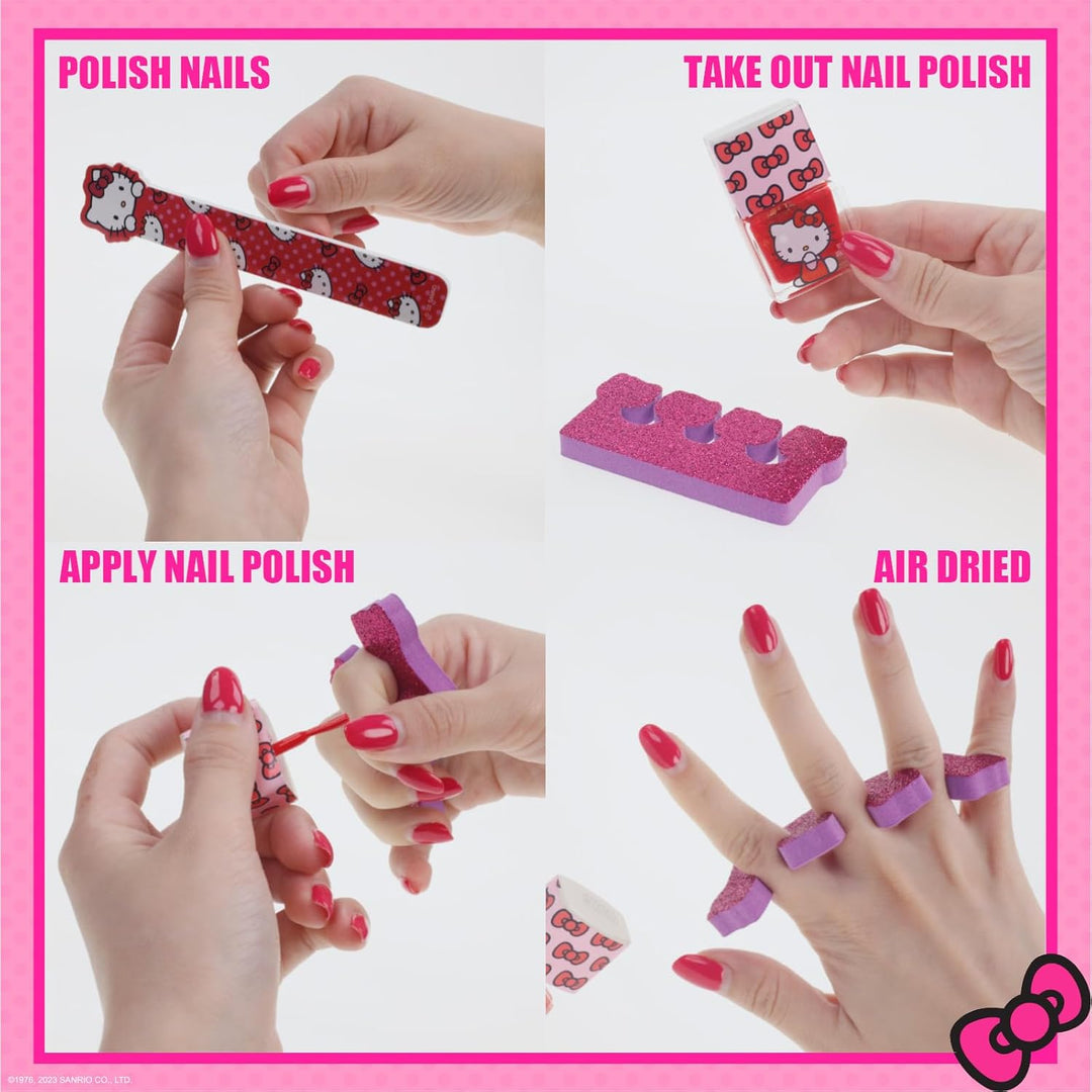 Estuche de Maquillaje Cosmético Hello Kitty Train Case Incluye Bril...