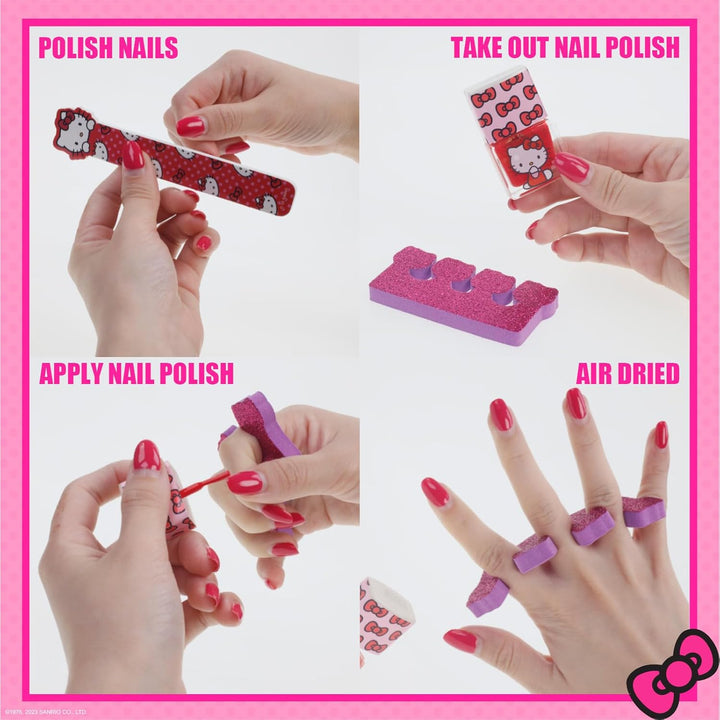 Estuche de Maquillaje Cosmético Hello Kitty Train Case Incluye Bril...