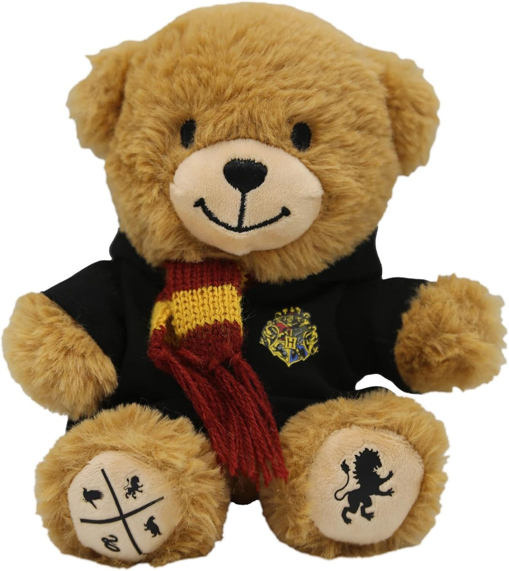 Harry Potter Peluche de oso Gryffindor, mini peluche de Hogwarts con bata y
