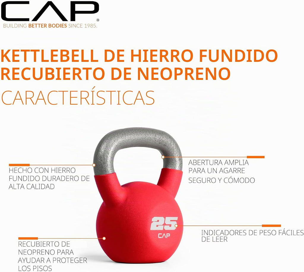 CAP Neoprene Coated Kettlebells - Varios tamaños