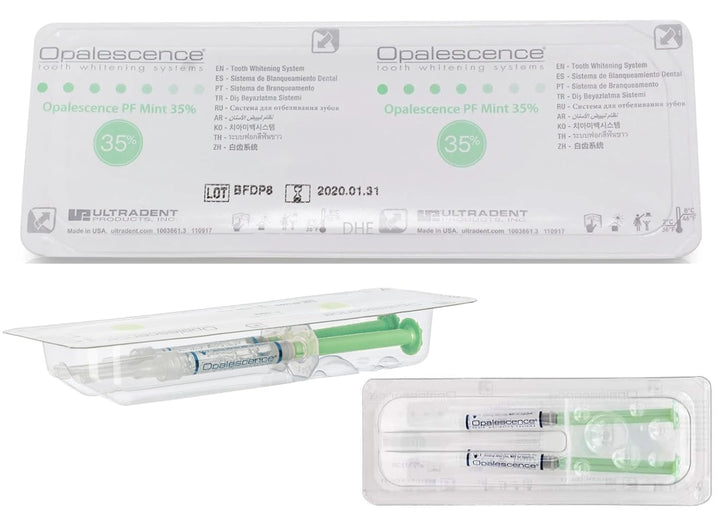 Opalescence 35% CP Mint - Jeringas de gel para blanquear los diente...