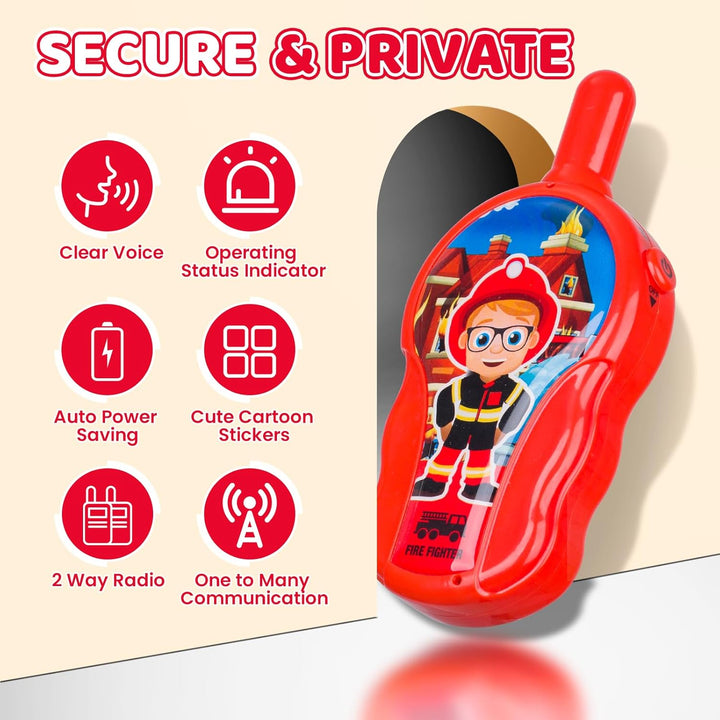 LAEbuild Walkie Talkies para niños - Juguetes de Walkie Talkie Rega...