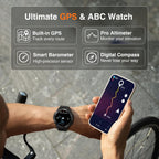 Relojes inteligentes militares para hombres, GPS y brújula integrados