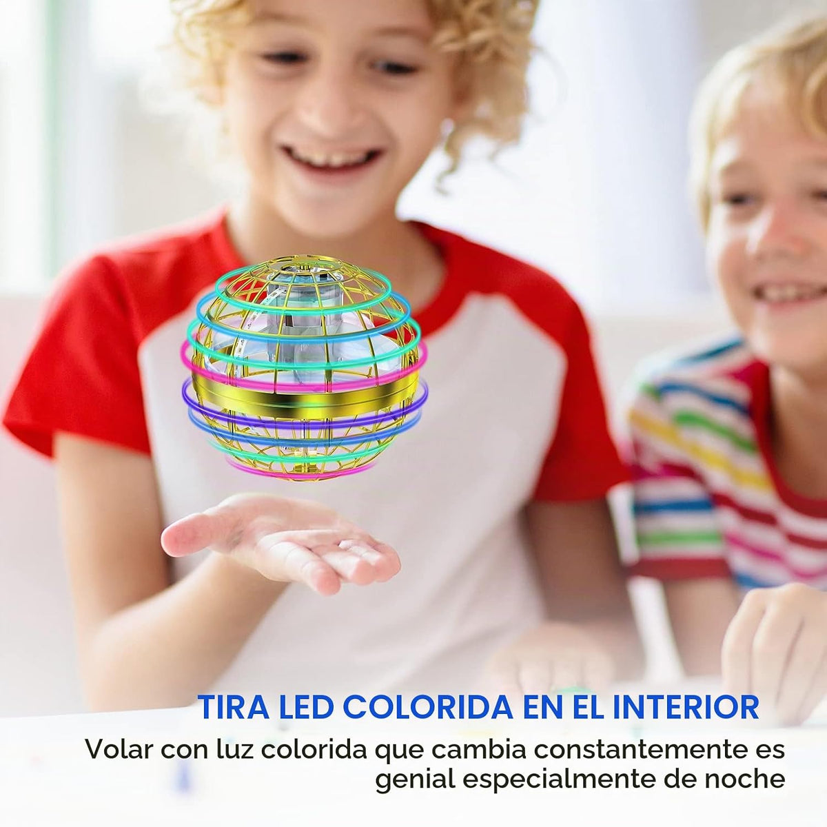 AMERFIST Juguete de bola de orbe volador, globo cósmico Boomerang hover Ball Galactic Fidget Spinner, órbita de dron de mano, juguetes geniales regalo para niños y niñas de 6, 7, 8, 9, 10 años en