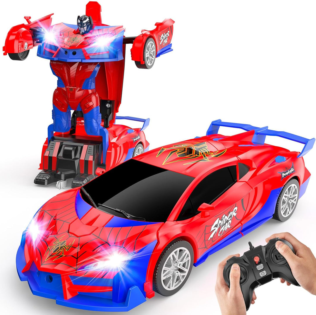 Auto de control remoto transformable para niños autos RC