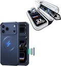 ESR Paquete de 3 protectores de pantalla y funda Cyber Tough