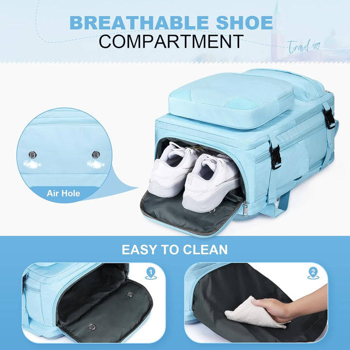 Maelstrom Mochila de viaje para mujeres y hombres, mochila para lap...