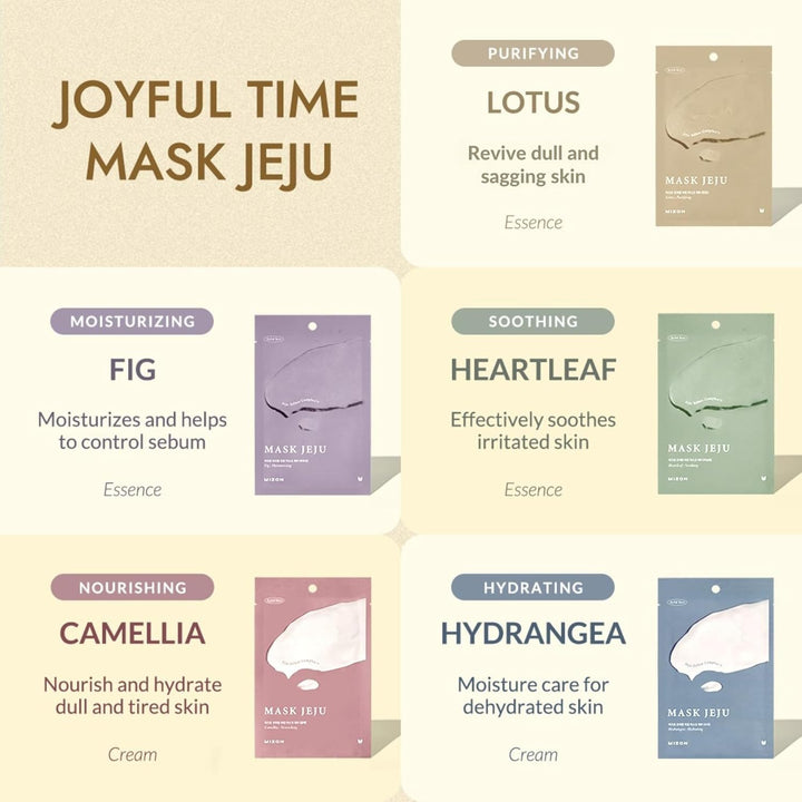 MIZON Joyful Time Jeju - Mascarilla facial completa de Koren (fig)...